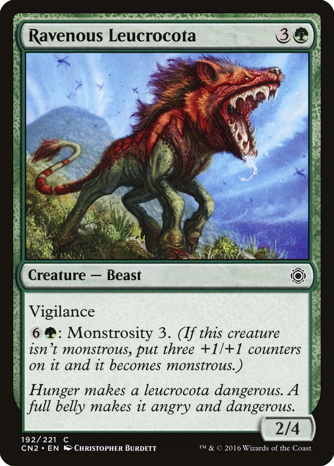 Ravenous Leucrocota [Conspiracy: Take the Crown] | Gear Gaming Bentonville