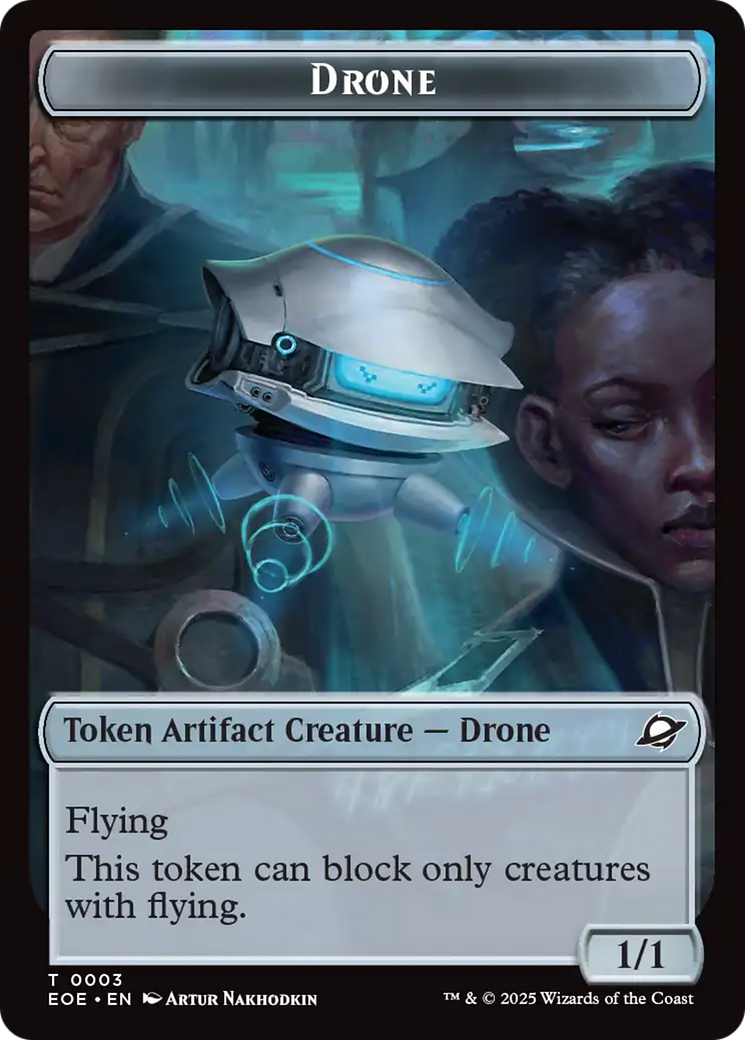 Robot // Drone Double-Sided Token [Edge of Eternities Tokens] | Gear Gaming Bentonville