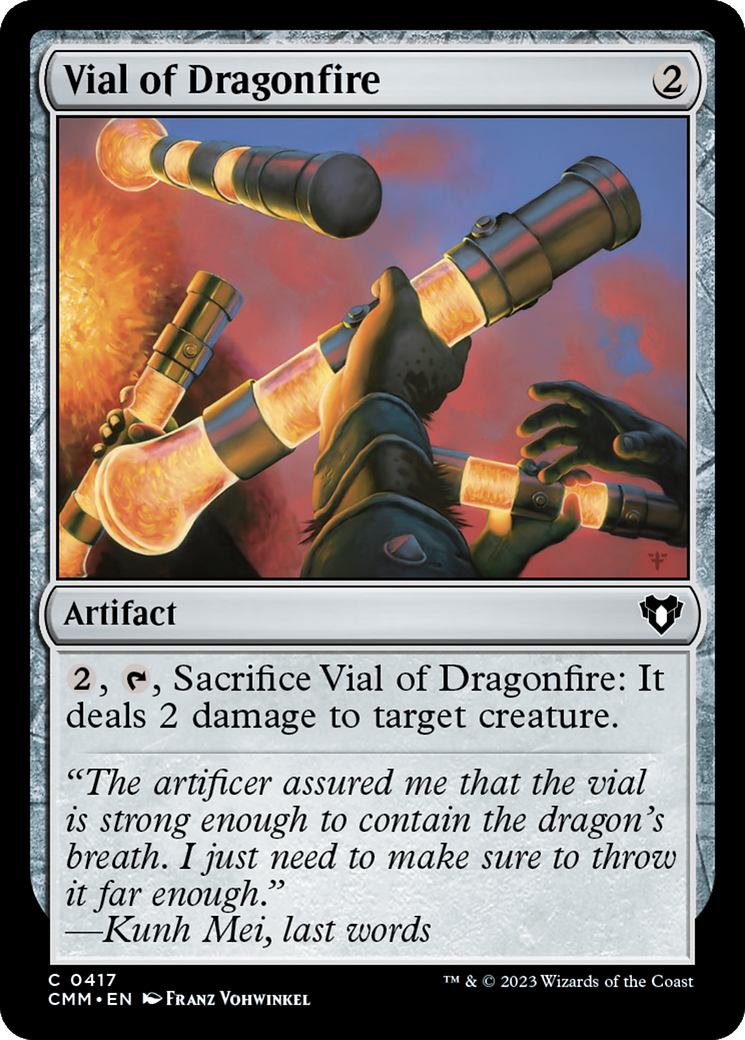 Vial of Dragonfire [Commander Masters] | Gear Gaming Bentonville