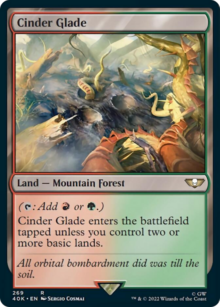Cinder Glade (Surge Foil) [Warhammer 40,000] | Gear Gaming Bentonville