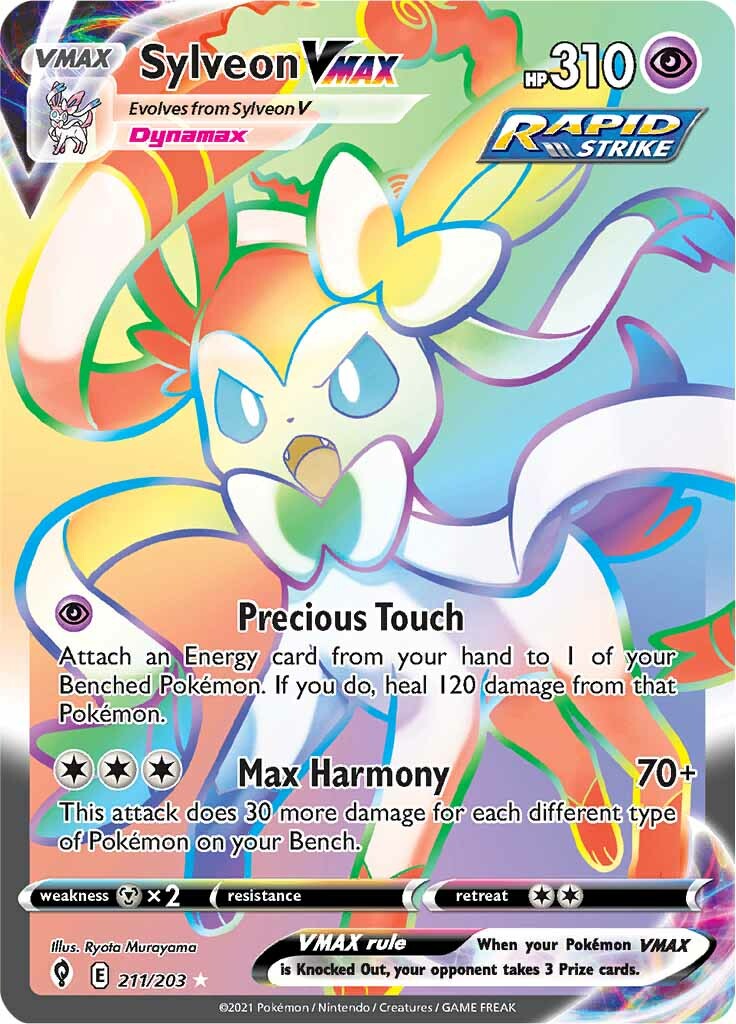 Sylveon VMAX (211/203) [Sword & Shield: Evolving Skies] | Gear Gaming Bentonville