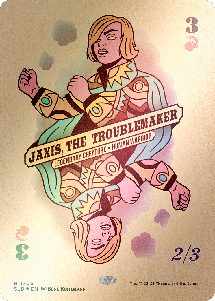 Jaxis, the Troublemaker (Rainbow Foil) [Secret Lair Drop Series] | Gear Gaming Bentonville