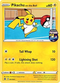 Pikachu on the Ball (001/005) [Miscellaneous Cards] | Gear Gaming Bentonville