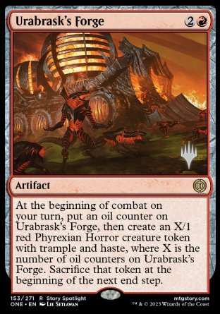 Urabrask's Forge (Promo Pack) [Phyrexia: All Will Be One Promos] | Gear Gaming Bentonville