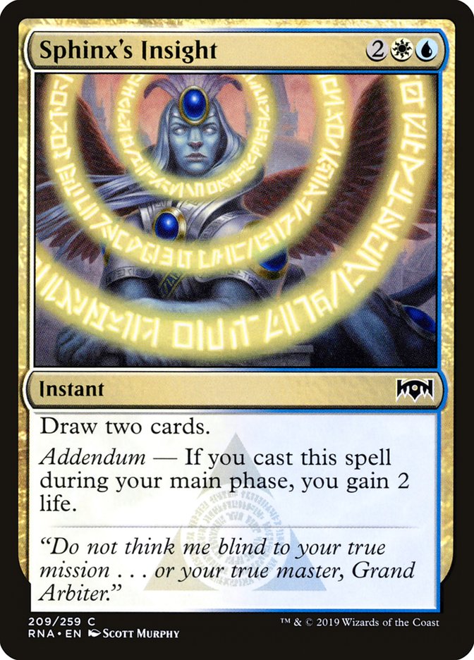 Sphinx's Insight [Ravnica Allegiance] | Gear Gaming Bentonville