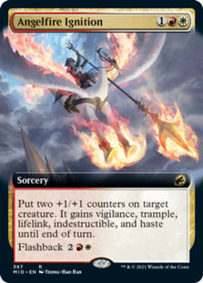 Angelfire Ignition (Extended Art) [Innistrad: Midnight Hunt] | Gear Gaming Bentonville