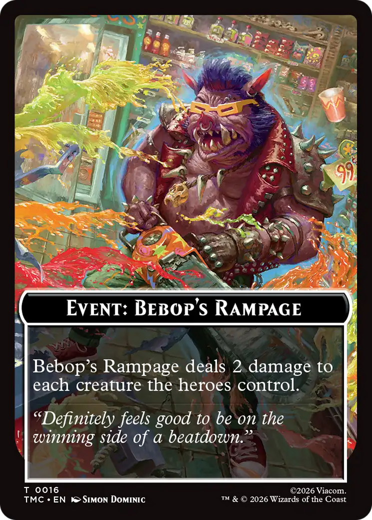Event: Bebop's Rampage [Teenage Mutant Ninja Turtles Commander Tokens] | Gear Gaming Bentonville