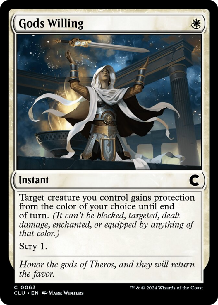 Gods Willing [Ravnica: Clue Edition] | Gear Gaming Bentonville