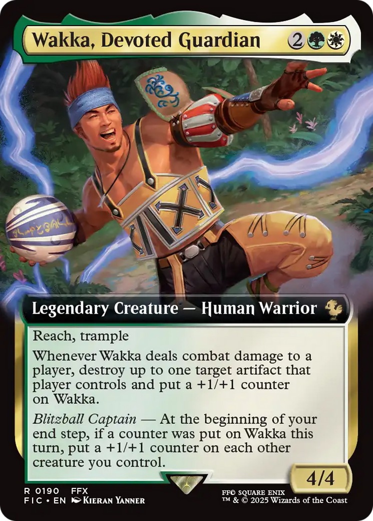 Wakka, Devoted Guardian (Extended Art) [FINAL FANTASY Commander] | Gear Gaming Bentonville