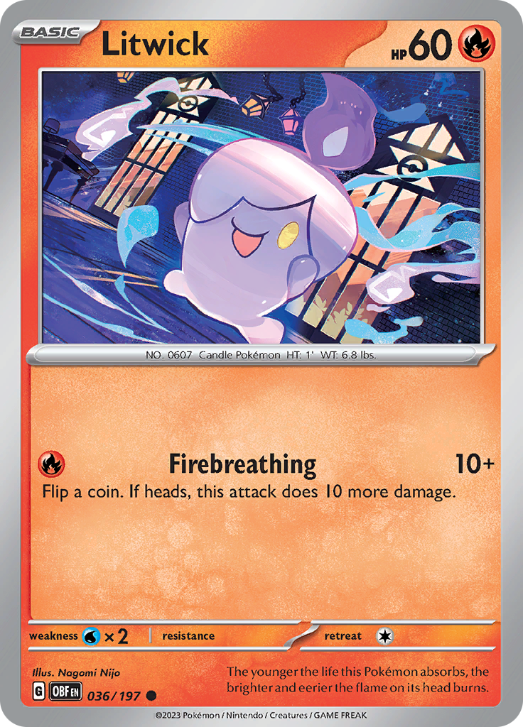 Litwick (036/197) [Scarlet & Violet: Obsidian Flames] | Gear Gaming Bentonville