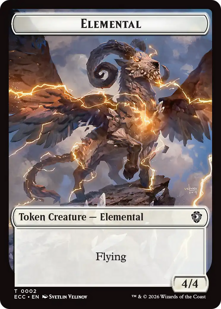 Elemental (0002) // Elemental (0009) Double-Sided Token [Lorwyn Eclipsed Tokens] | Gear Gaming Bentonville