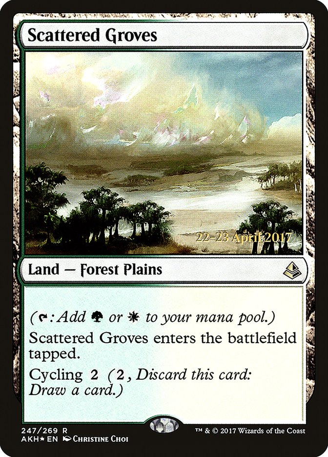 Scattered Groves [Amonkhet Prerelease Promos] | Gear Gaming Bentonville