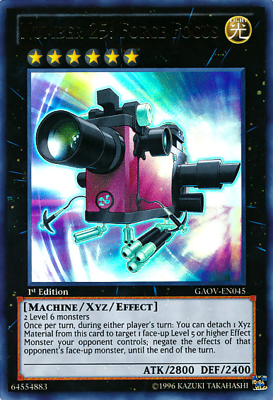 Number 25: Force Focus [GAOV-EN045] Ultra Rare | Gear Gaming Bentonville