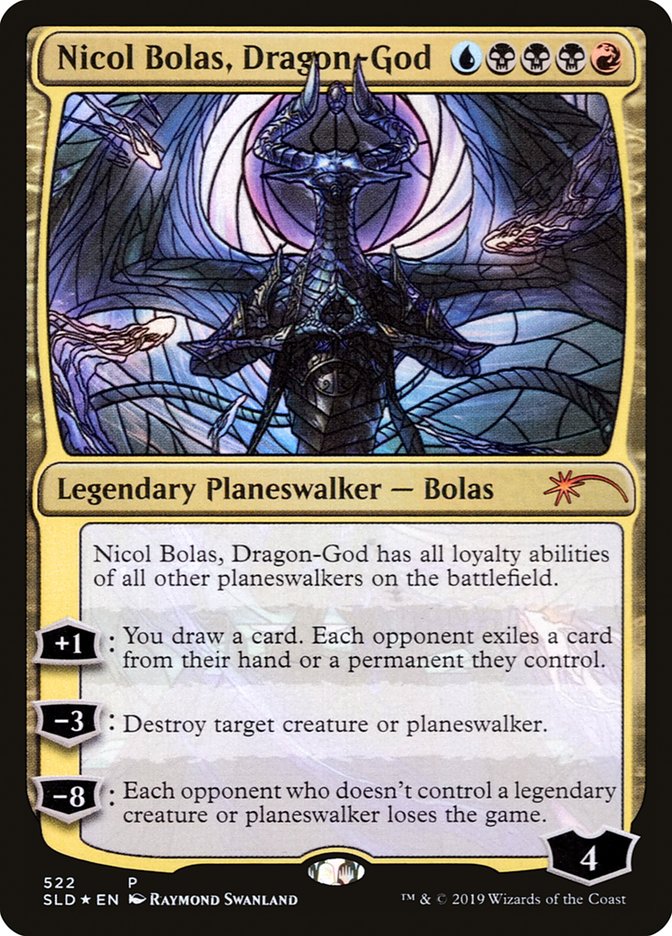 Nicol Bolas, Dragon-God (Stained Glass) [Secret Lair Drop Promos] | Gear Gaming Bentonville