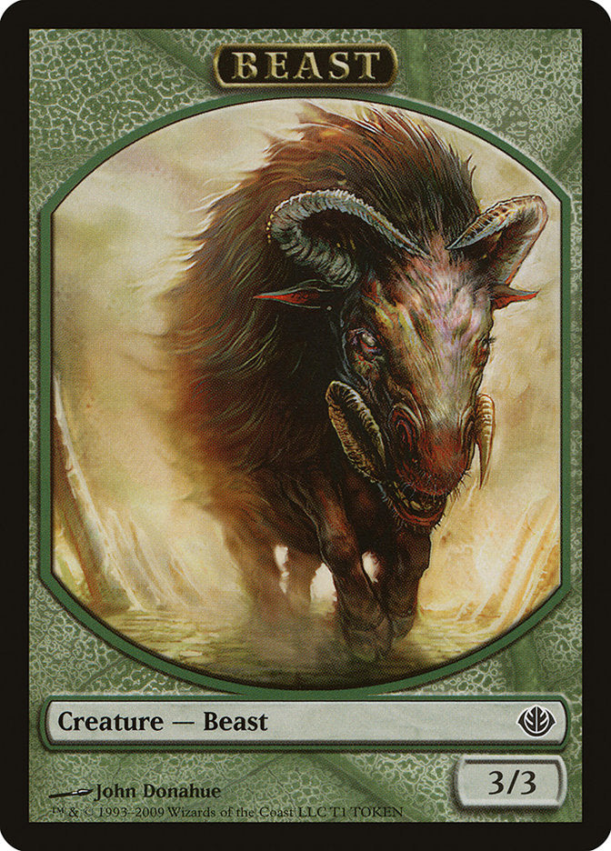 Beast Token (T1) [Duel Decks: Garruk vs. Liliana Tokens] | Gear Gaming Bentonville