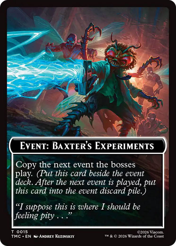 Event: Baxter's Experiments [Teenage Mutant Ninja Turtles Commander Tokens] | Gear Gaming Bentonville