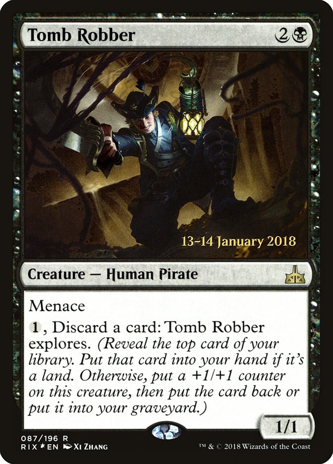 Tomb Robber [Rivals of Ixalan Prerelease Promos] | Gear Gaming Bentonville