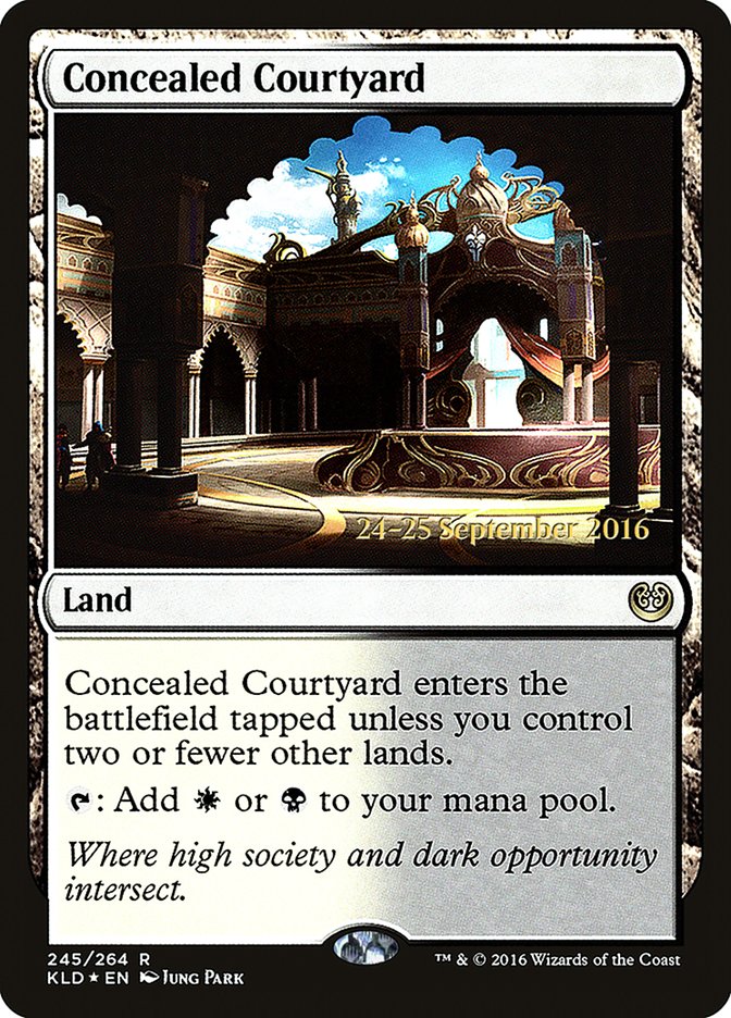 Concealed Courtyard [Kaladesh Prerelease Promos] | Gear Gaming Bentonville