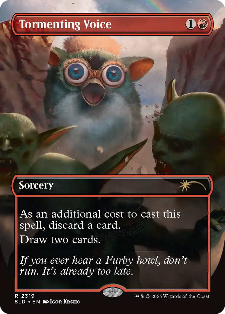 Tormenting Voice (Rainbow Foil) [Secret Lair Drop Series] | Gear Gaming Bentonville