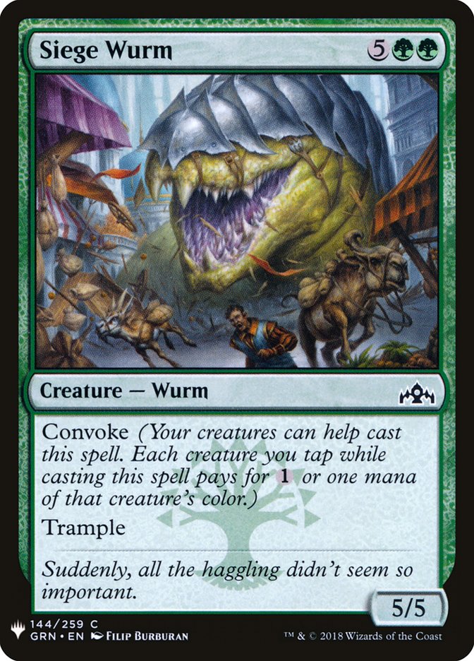 Siege Wurm [Mystery Booster] | Gear Gaming Bentonville