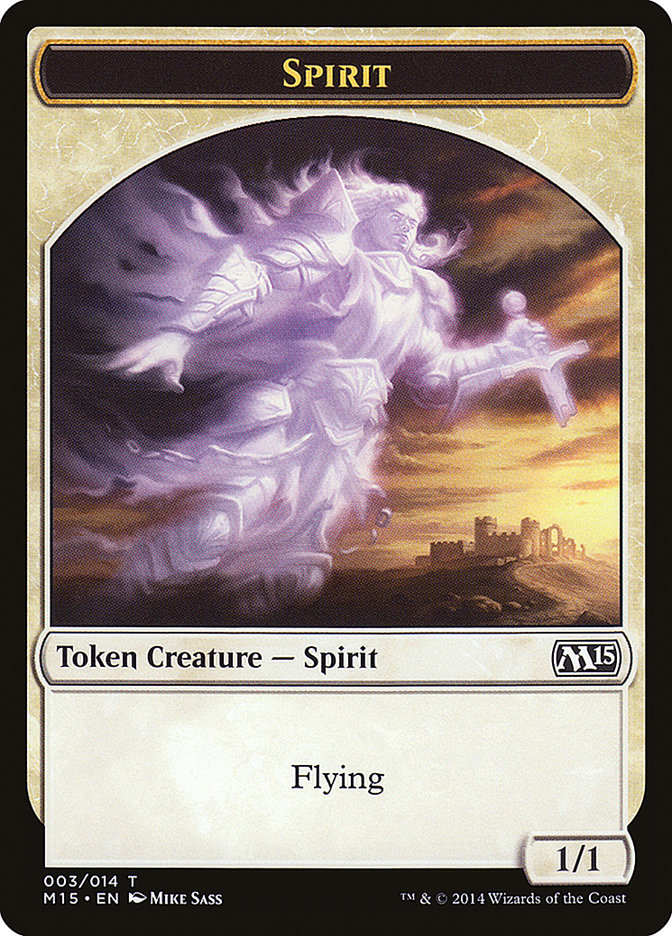 Spirit Token [Magic 2015 Tokens] | Gear Gaming Bentonville