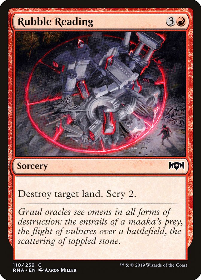 Rubble Reading [Ravnica Allegiance] | Gear Gaming Bentonville