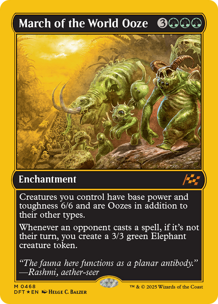 March of the World Ooze (First-Place Foil) [Aetherdrift] | Gear Gaming Bentonville