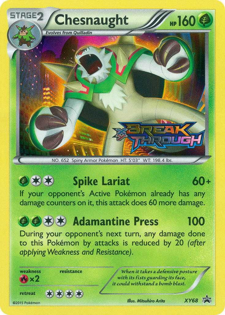 Chesnaught (XY68) [XY: Black Star Promos] | Gear Gaming Bentonville