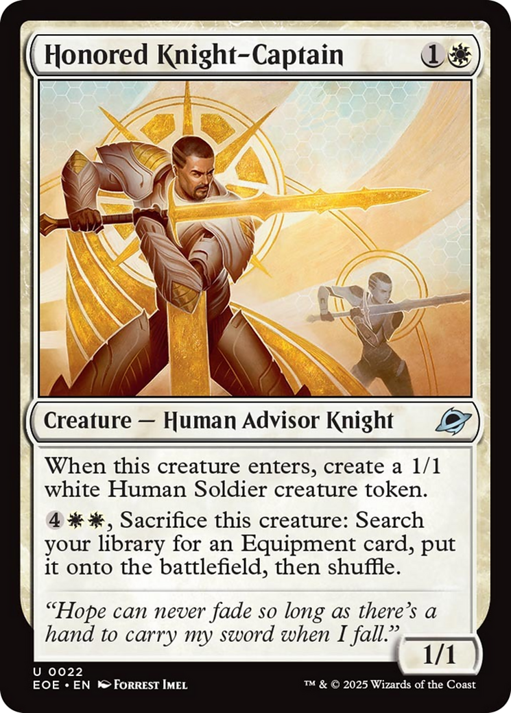 Honored Knight-Captain [Edge of Eternities] | Gear Gaming Bentonville