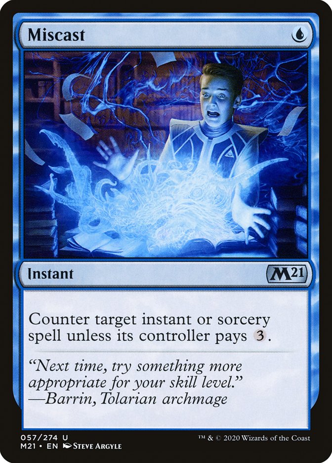 Miscast [Core Set 2021] | Gear Gaming Bentonville