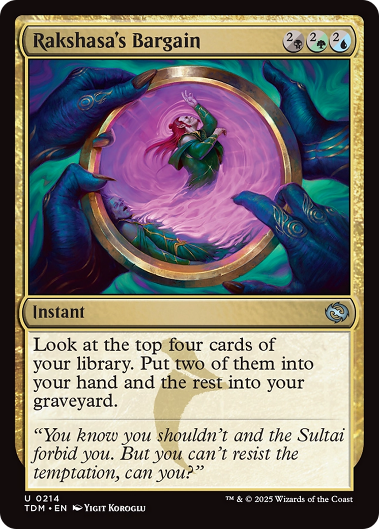 Rakshasa's Bargain [Tarkir: Dragonstorm] | Gear Gaming Bentonville