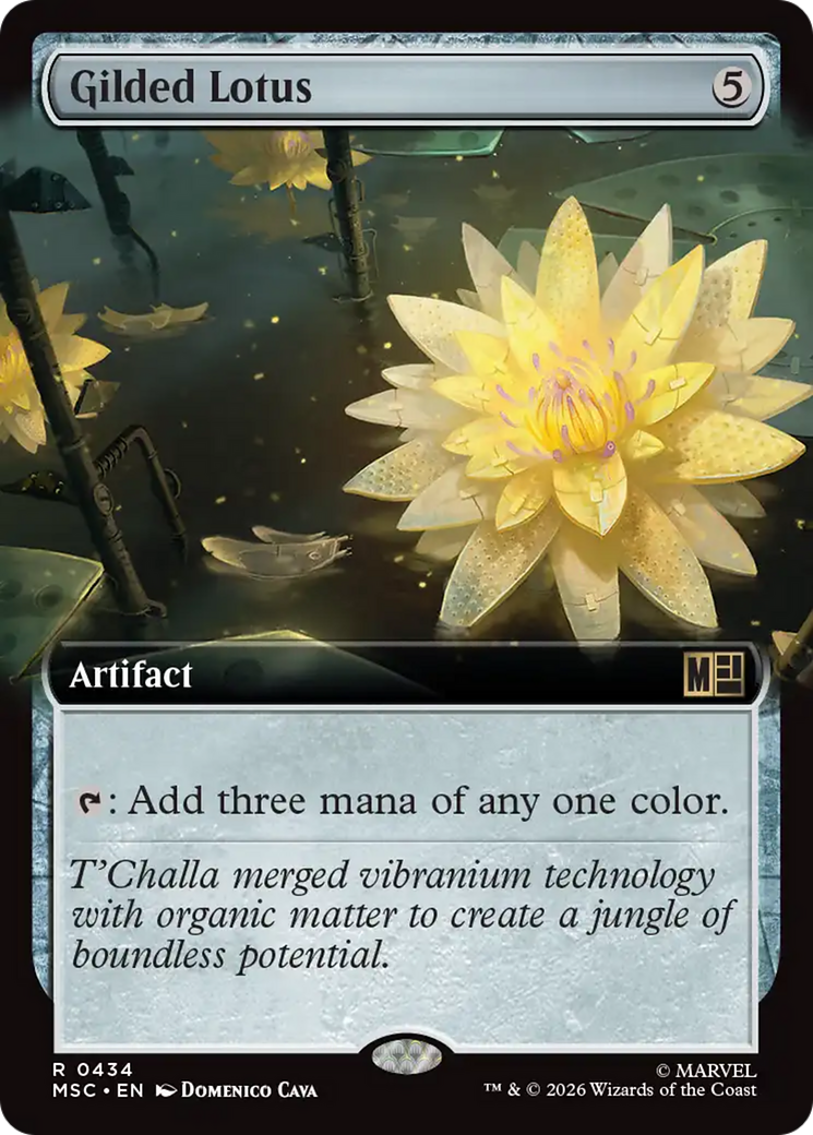 Gilded Lotus (Extended Art) [Marvel Super Heroes Commander] | Gear Gaming Bentonville