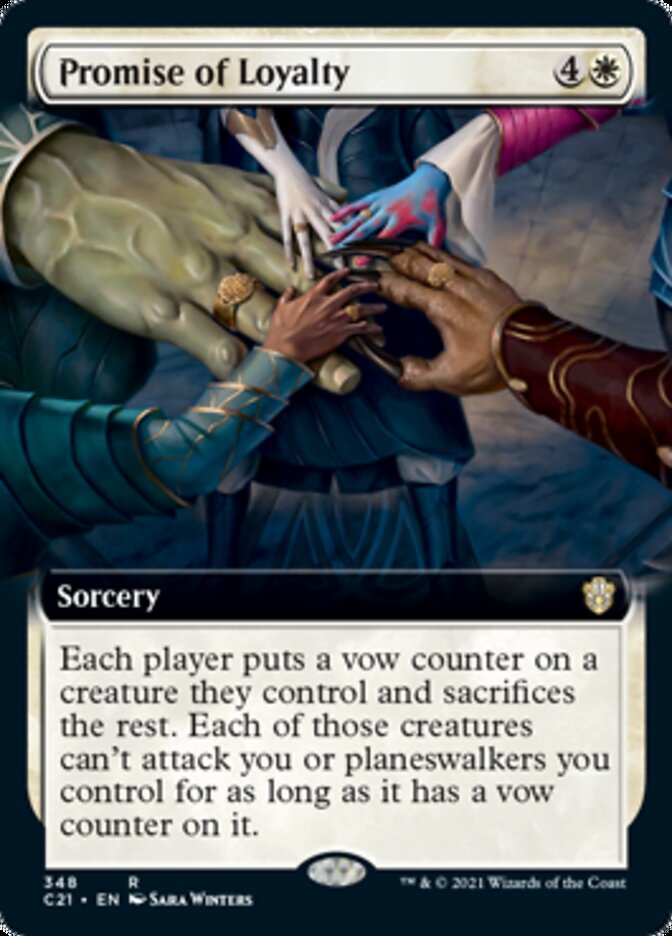 Promise of Loyalty (Extended Art) [Commander 2021] | Gear Gaming Bentonville
