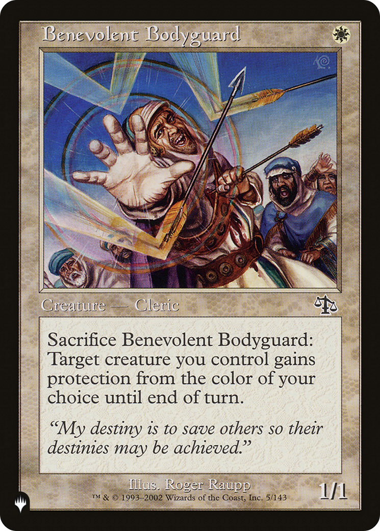 Benevolent Bodyguard [The List Reprints] | Gear Gaming Bentonville