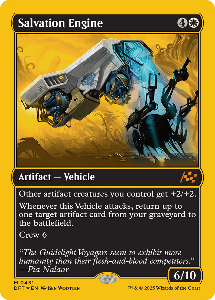 Salvation Engine (First-Place Foil) [Aetherdrift] | Gear Gaming Bentonville