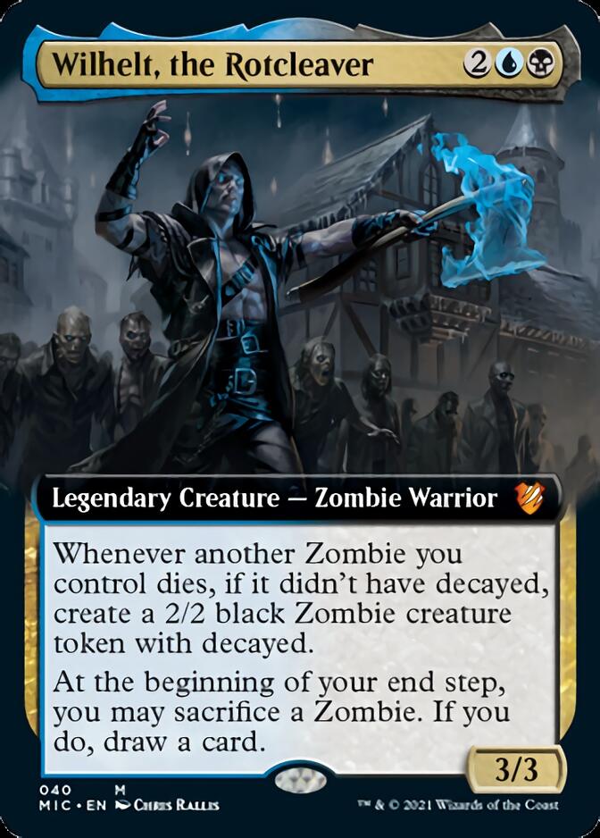 Wilhelt, the Rotcleaver (Extended Art) [Innistrad: Midnight Hunt Commander] | Gear Gaming Bentonville