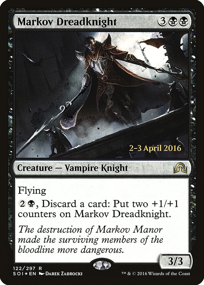 Markov Dreadknight [Shadows over Innistrad Prerelease Promos] | Gear Gaming Bentonville