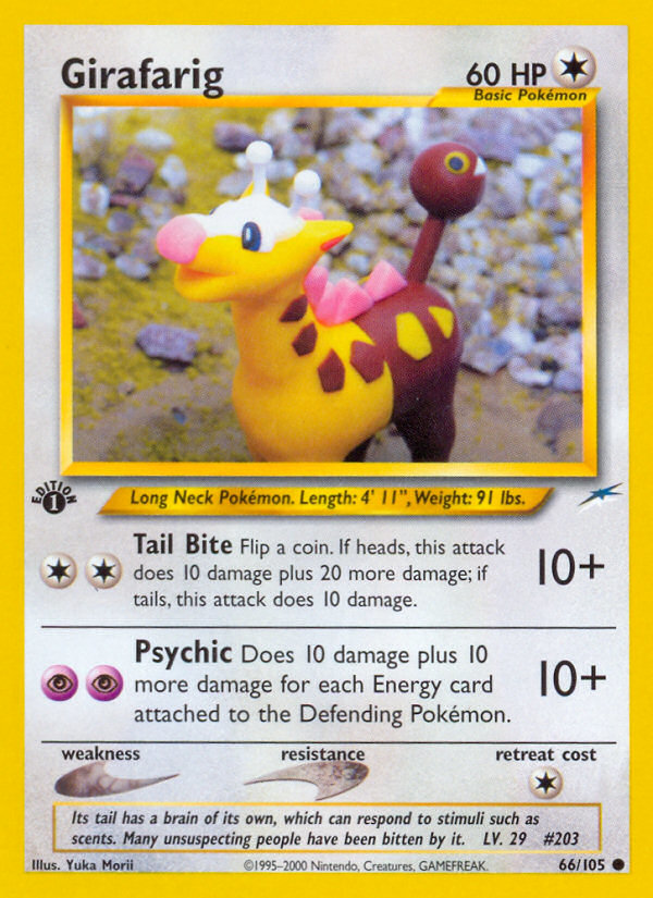 Girafarig (66/105) [Neo Destiny 1st Edition] | Gear Gaming Bentonville