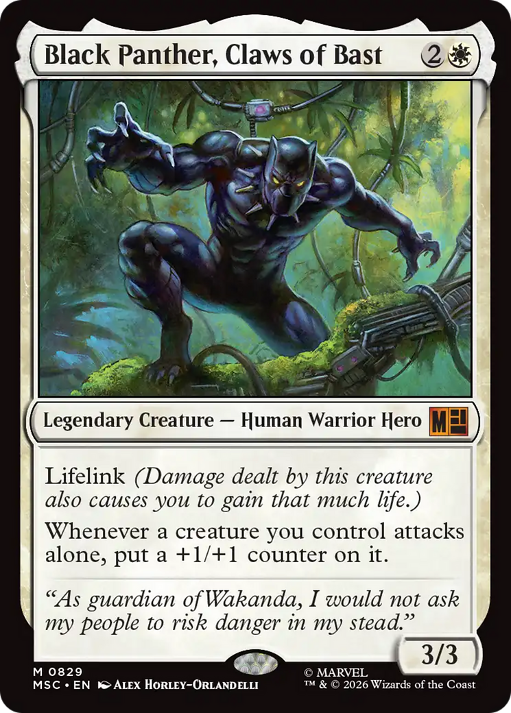Black Panther, Claws of Bast [Marvel Super Heroes Commander] | Gear Gaming Bentonville