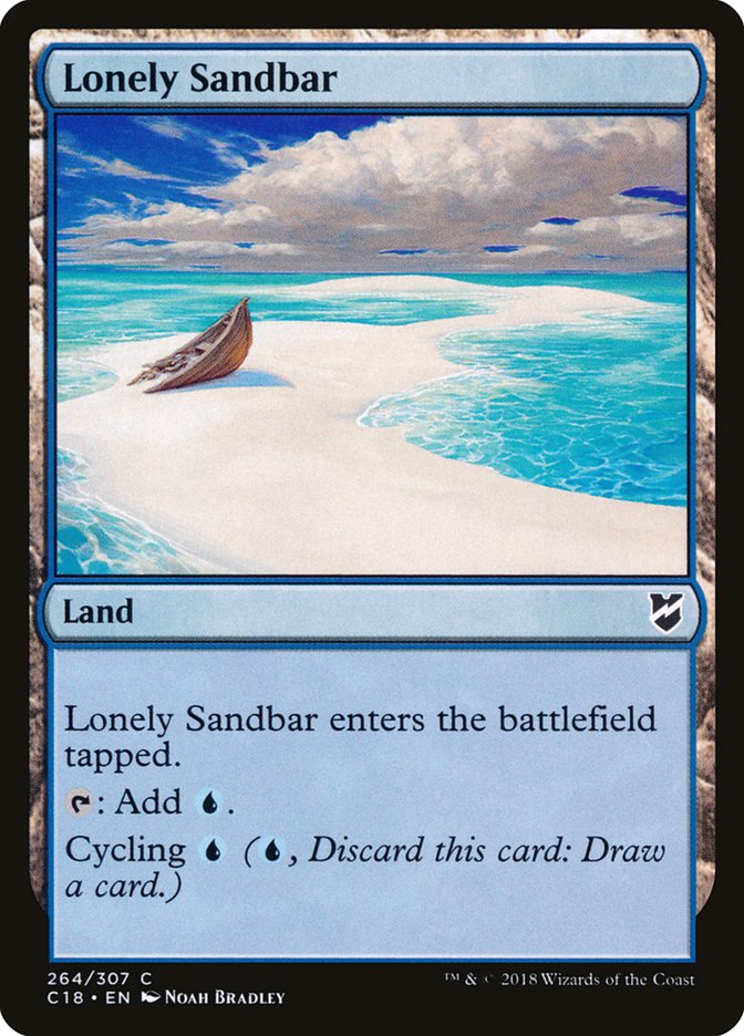 Lonely Sandbar [Commander 2018] | Gear Gaming Bentonville