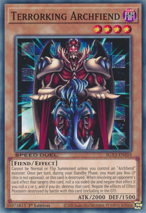 Terrorking Archfiend [SGX3-ENE03] Common | Gear Gaming Bentonville