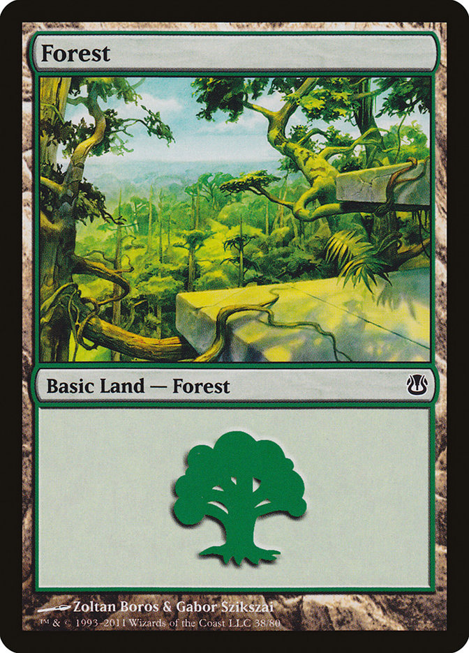 Forest (38) [Duel Decks: Ajani vs. Nicol Bolas] | Gear Gaming Bentonville