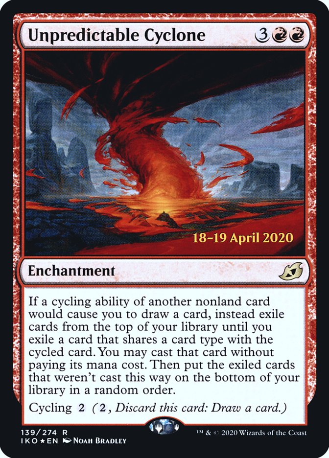 Unpredictable Cyclone [Ikoria: Lair of Behemoths Prerelease Promos] | Gear Gaming Bentonville