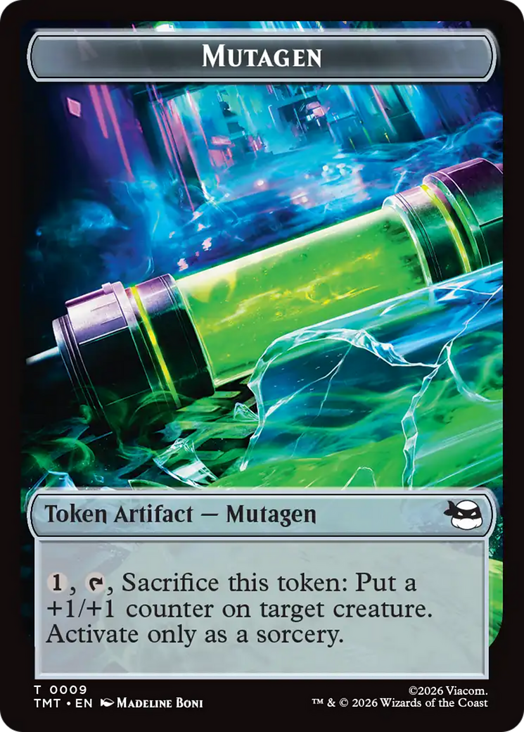 Robot // Mutagen Double-Sided Token [Teenage Mutant Ninja Turtles Tokens] | Gear Gaming Bentonville