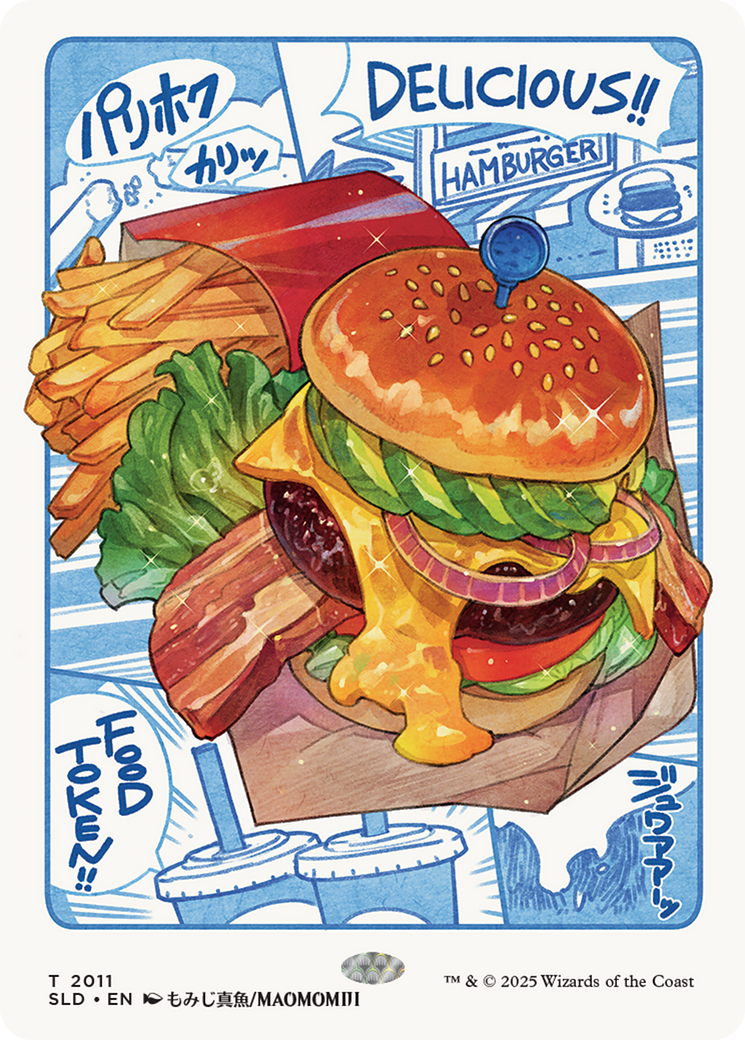 Food Token (2011) (Rainbow Foil) [Secret Lair Drop Series] | Gear Gaming Bentonville