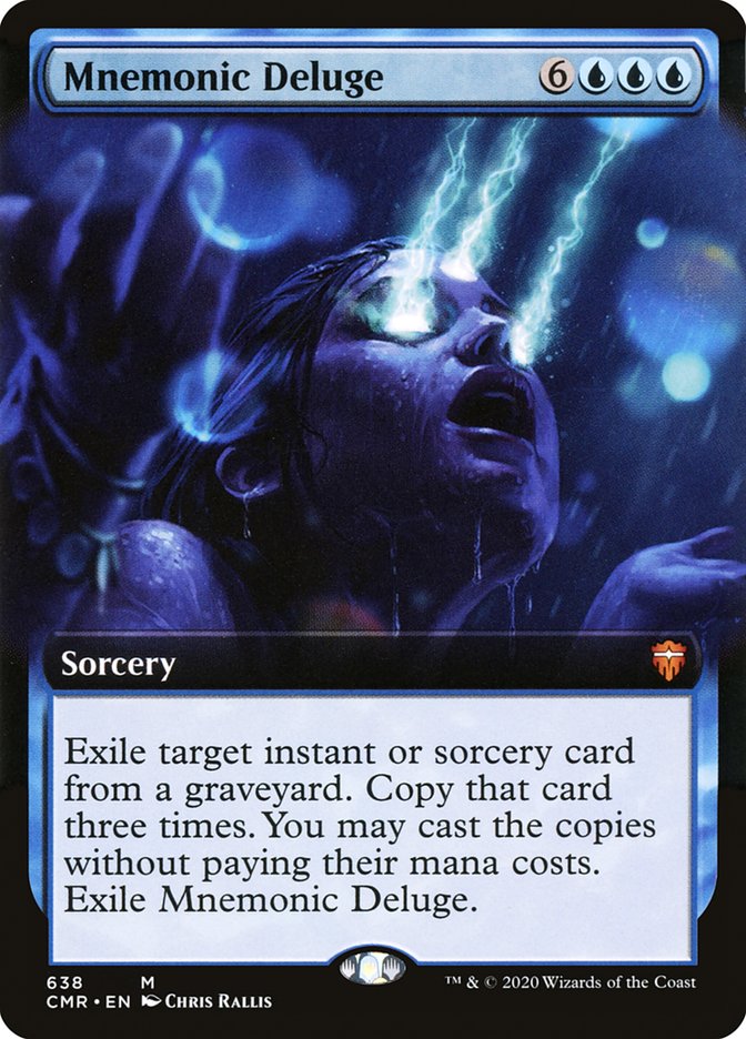 Mnemonic Deluge (Extended Art) [Commander Legends] | Gear Gaming Bentonville
