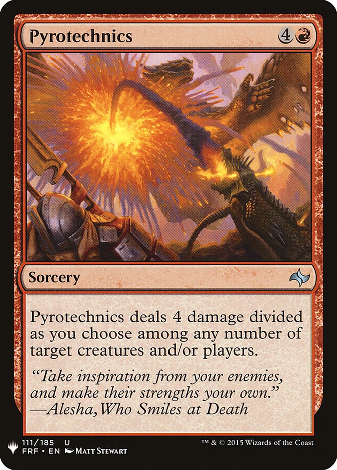 Pyrotechnics [Mystery Booster] | Gear Gaming Bentonville