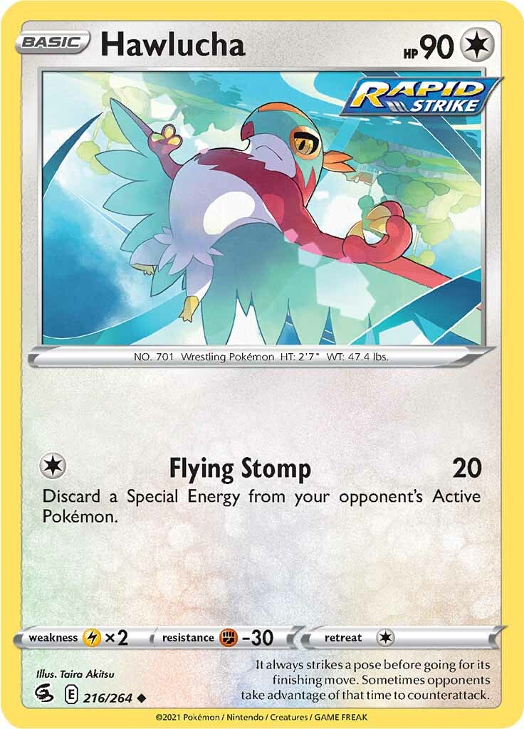 Hawlucha (216/264) [Sword & Shield: Fusion Strike] | Gear Gaming Bentonville