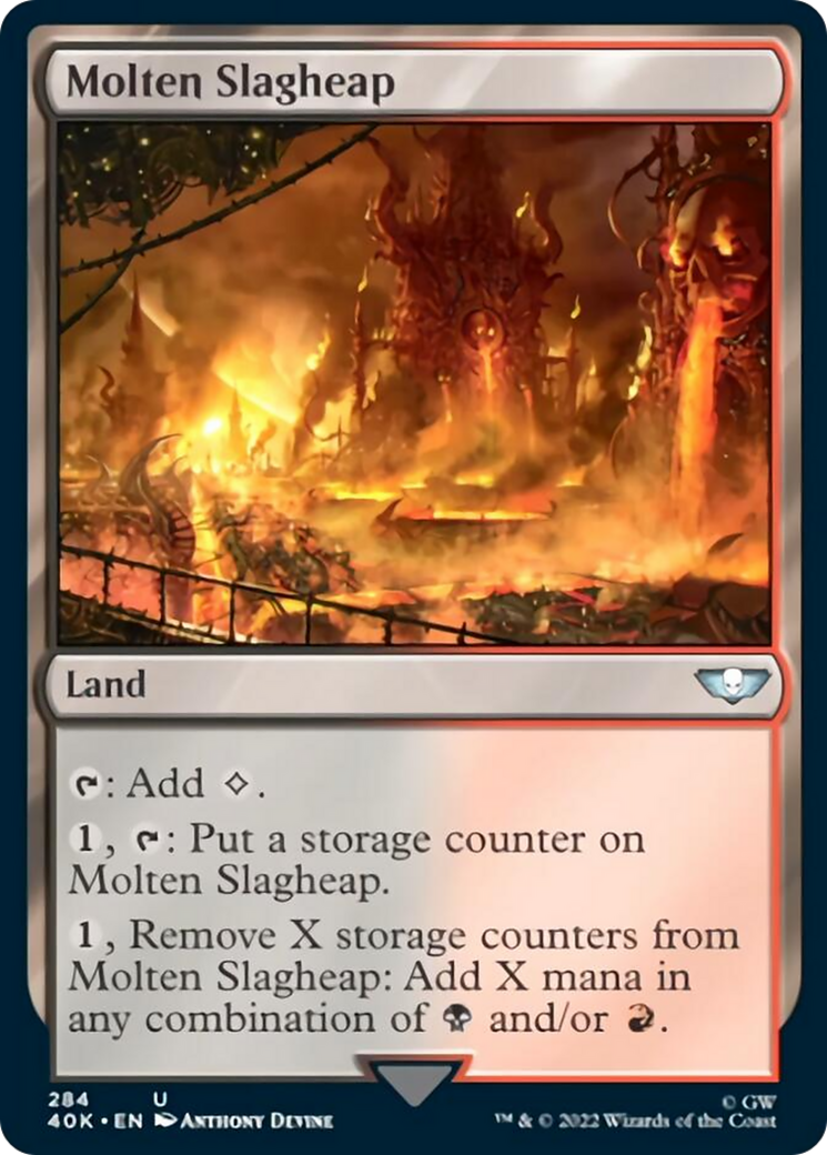 Molten Slagheap (Surge Foil) [Warhammer 40,000] | Gear Gaming Bentonville