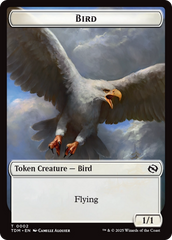 Inkling // Bird Double-Sided Token [Tarkir: Dragonstorm Commander Tokens] | Gear Gaming Bentonville